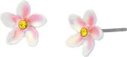 Betsey Johnson Beach Flower Stud Earrings