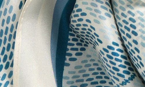 KURT GEIGER KURT GEIGER LONDON DOT MONOGRAM SILK SQUARE SCARF 