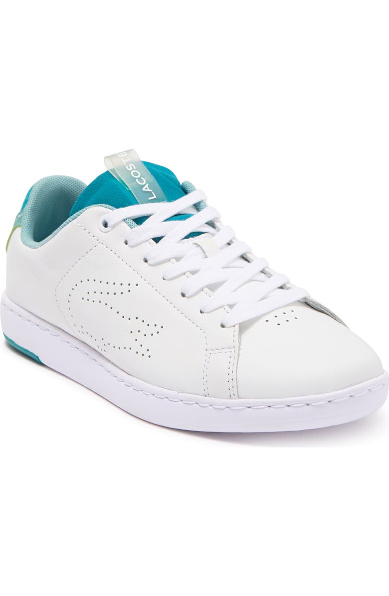 Lacoste Carnaby Leather Fashion Sneaker, Main, color,