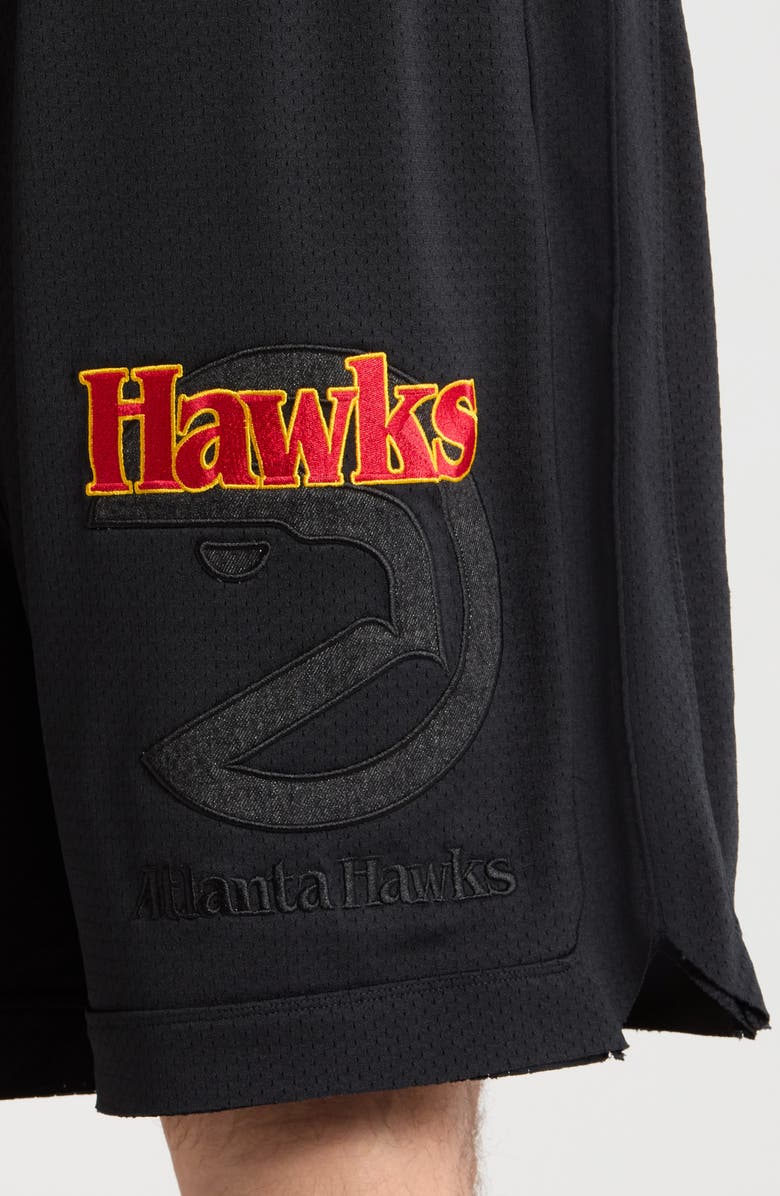 PURPLE BRAND Atlanta Hawks Mesh Shorts, Alternate, color,