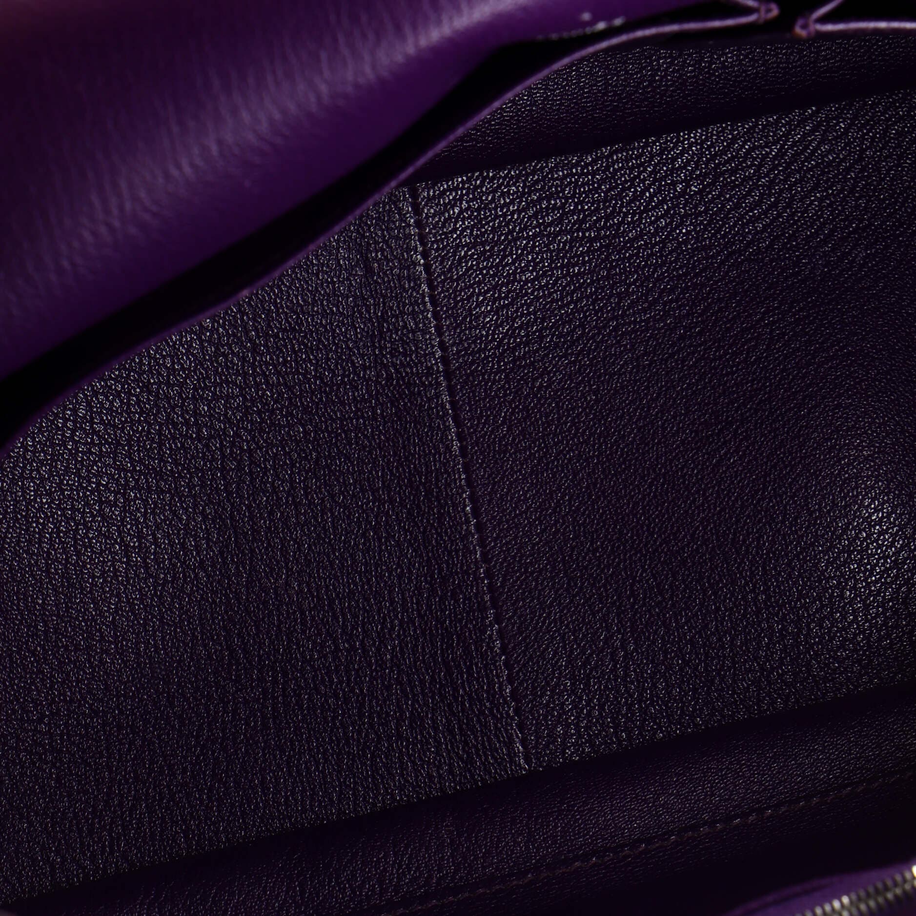 Pre-Owned Hermes Jypsiere Bag Clemence 34, Alternate, color, Ultraviolet