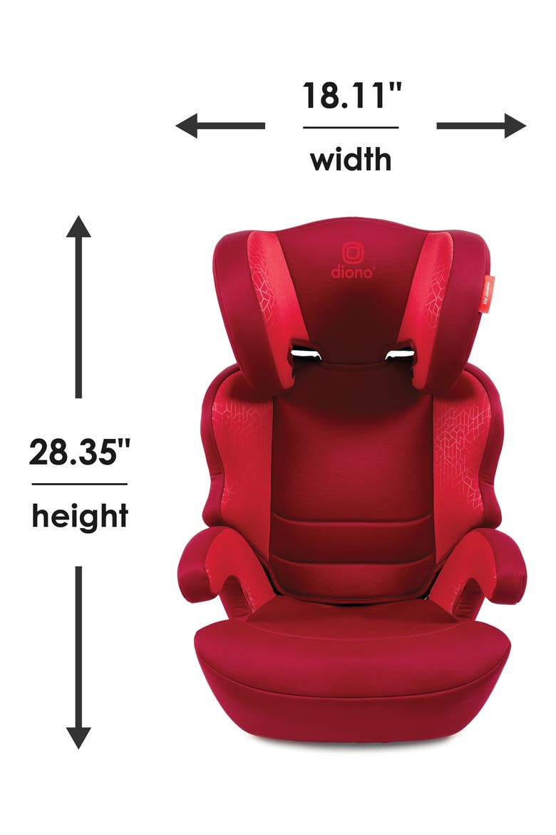 Everett NXT Booster Car Seat, Alternate, color, RED CHERRY