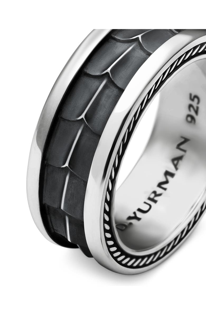 David Yurman Men's Armory Band Ring, Alternate, color,