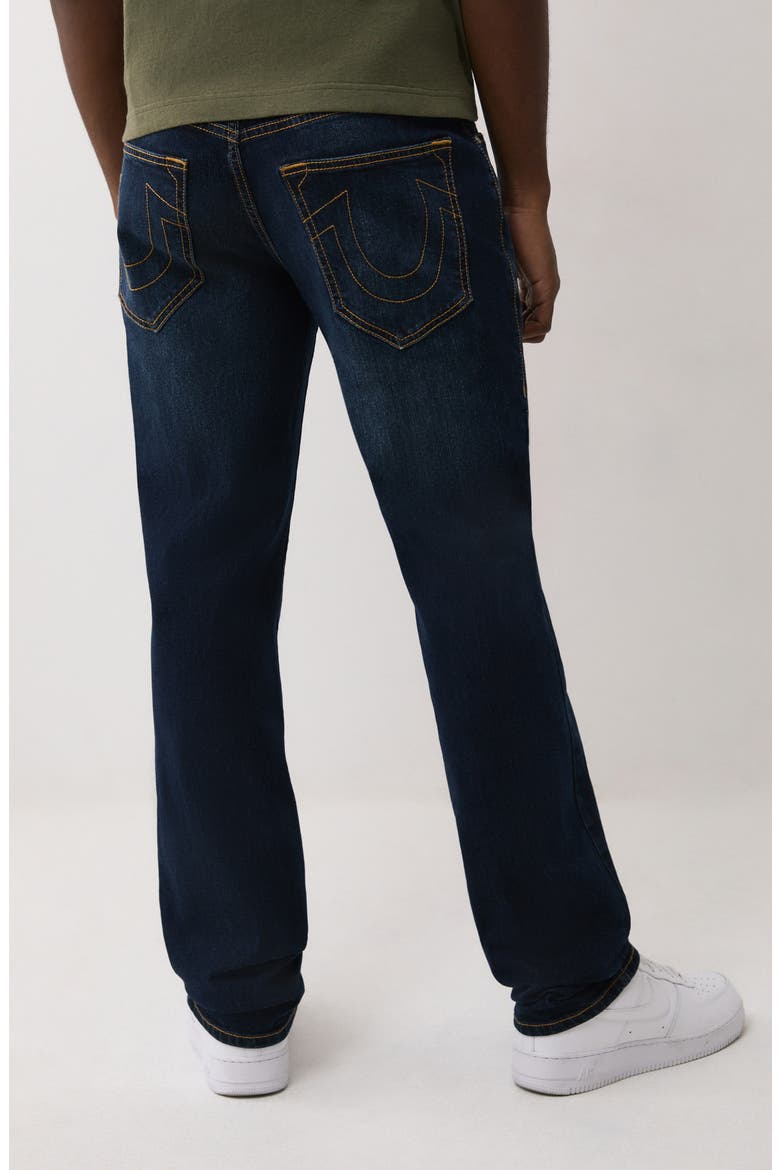 Ricky Straight Leg Jeans, Alternate, color, DARK MAHOGANY WOOD WASH