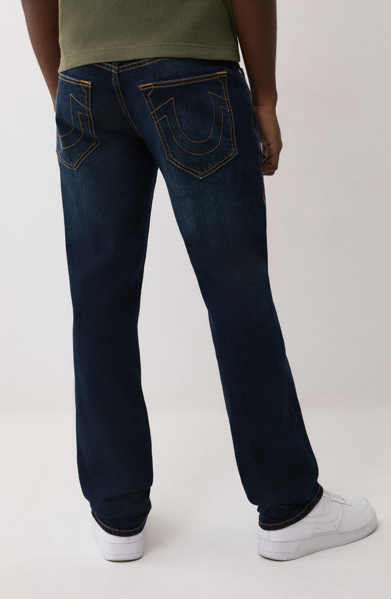 True Religion Ricky Straight Leg Jeans, Alternate, color, Dark Mahogany Wood Wash