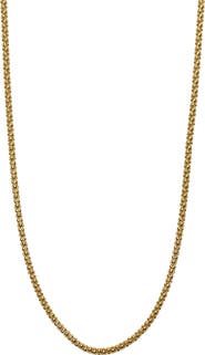 Argento Vivo Sterling Silver Popcorn Chain Necklace