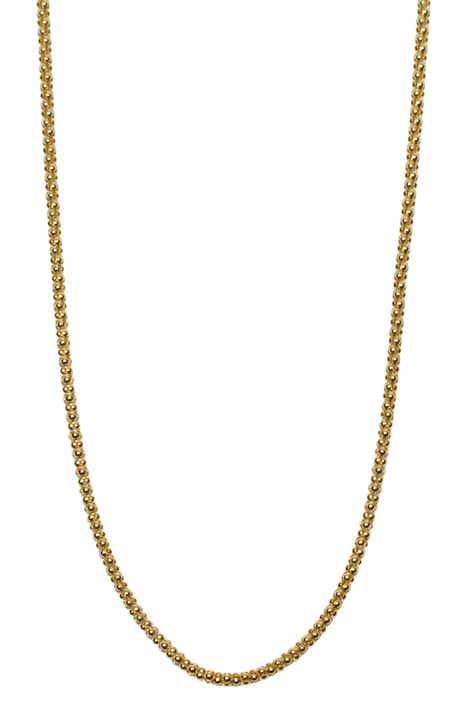 Argento Vivo Sterling Silver Popcorn Chain Necklace