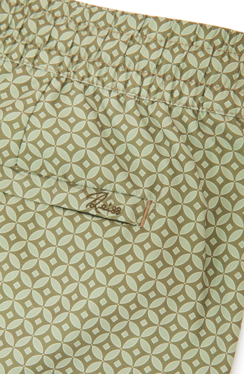 Reiss Oreint Swim Trunks, Alternate, color, Sage Green