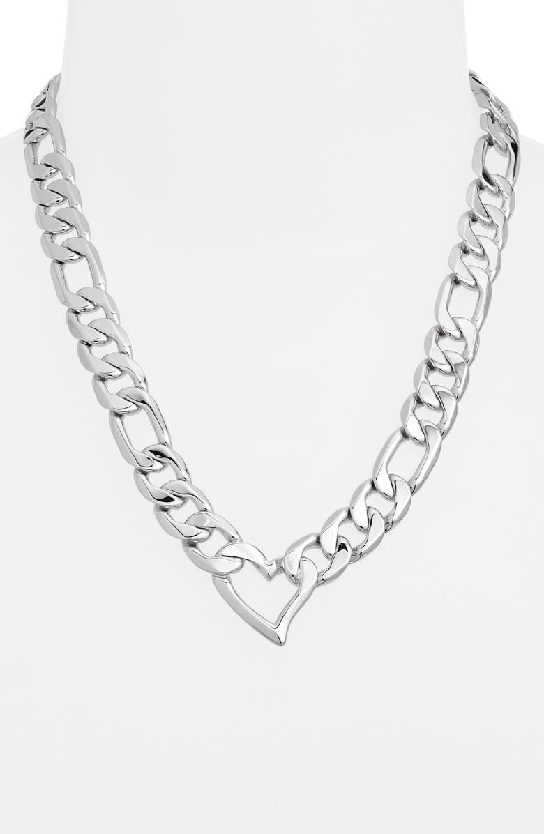 Jenny Bird Vera Chain Necklace, Alternate, color, High Polish Silver