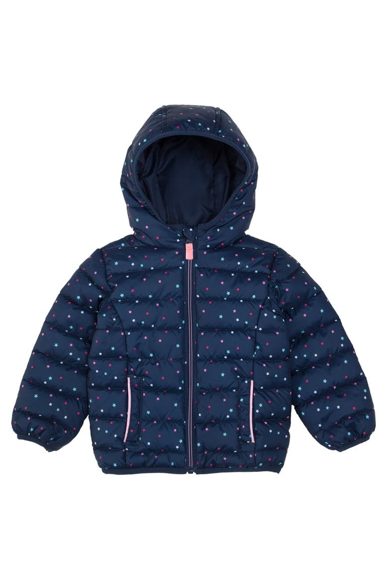 Lightweight Puffer Jacket, Main, color, Navy Stars