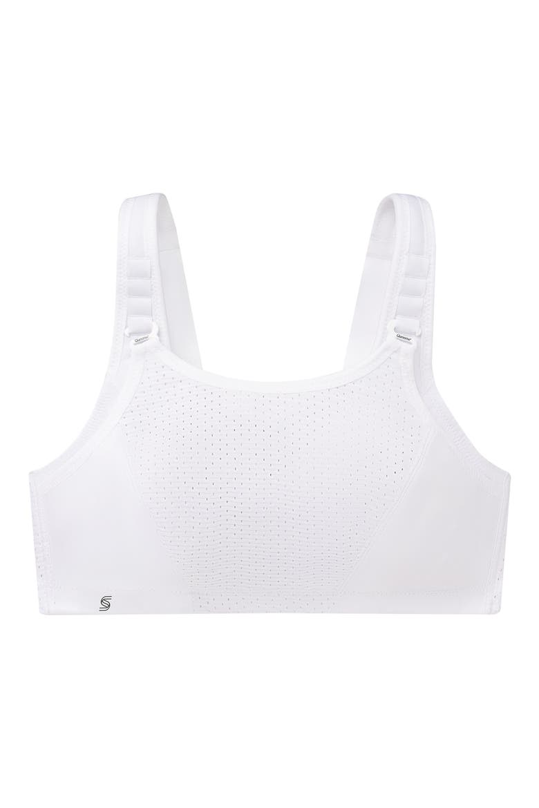 Custom Control Sports Bra, Alternate, color, WHITE