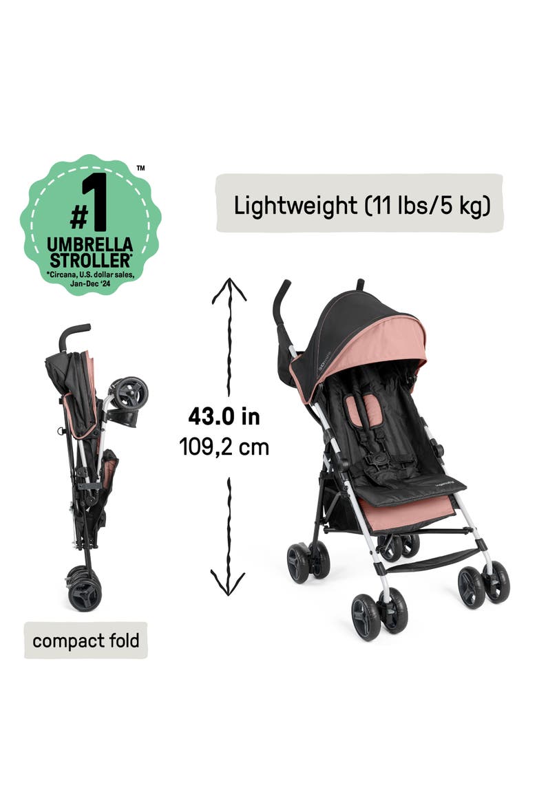 3D Mini Convenience Stroller, Alternate, color, PINK
