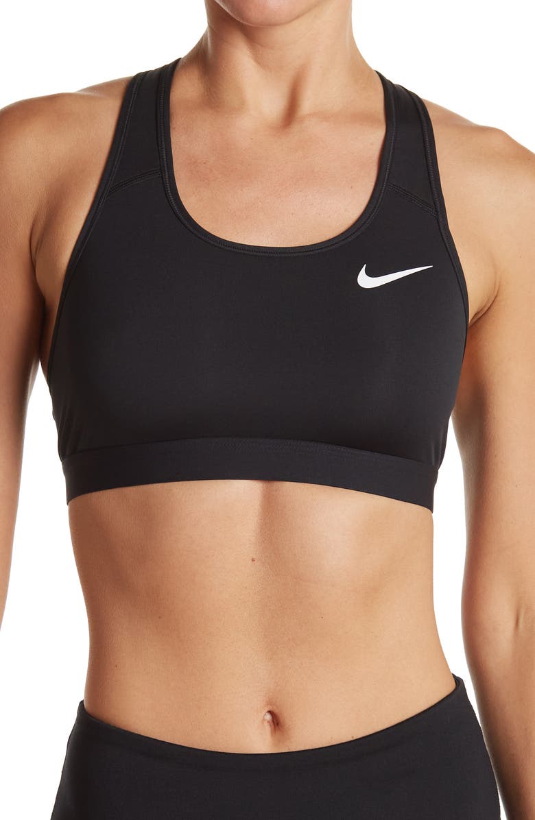 Nike Swoosh Racerback Sports Bra, Main, color,