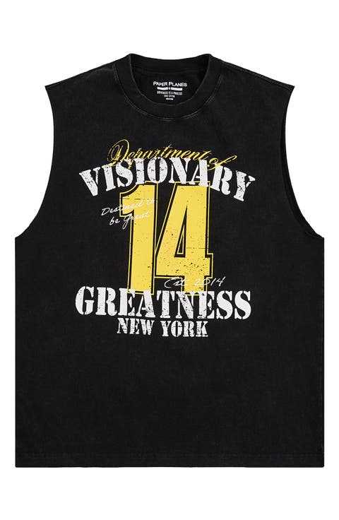 Sleeveless Graphic T-Shirt