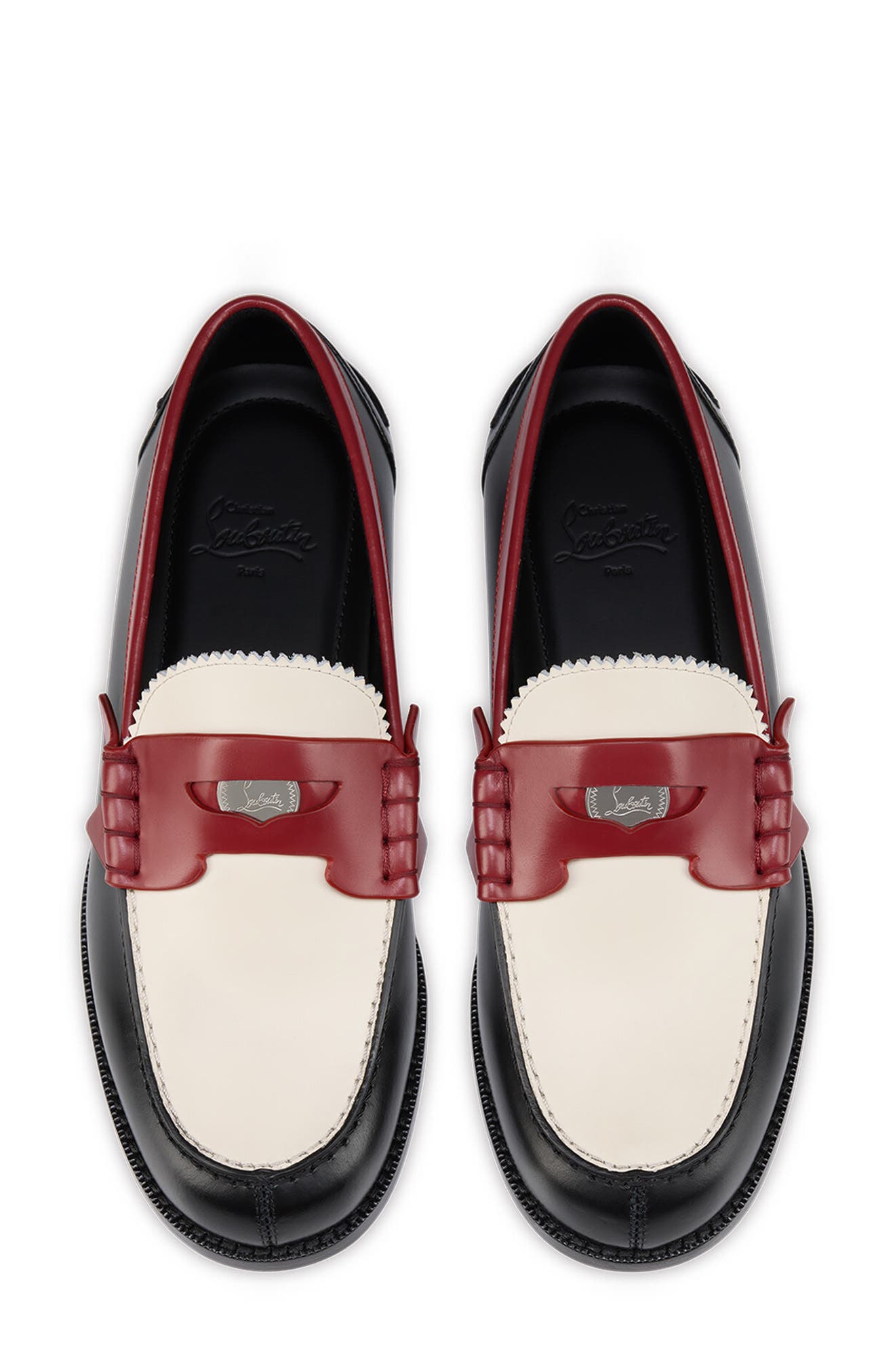 The Plato Leather Loafer, Alternate, color, CM47 VERSION BLACK