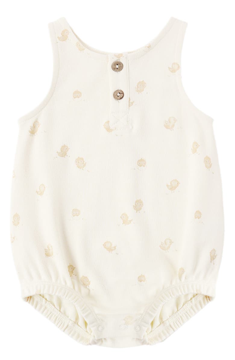 QUINCY MAE Chicks Sleeveless Bubble Romper, Alternate, color, Ivory