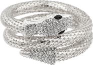 EYE CANDY LOS ANGELES Crystal Snake Wrap Bracelet