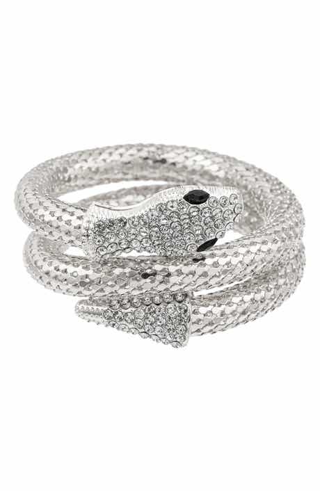 Crystal Snake Wrap Bracelet