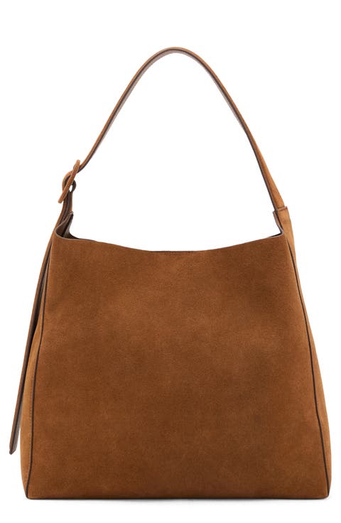 Large Suede Shopper Bag