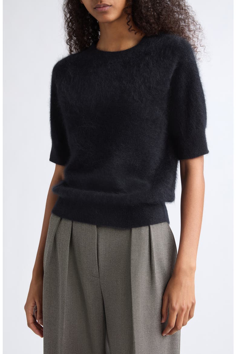 Julia Cashmere Sweater, Main, color, BLACK