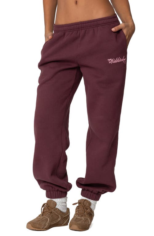 EDIKTED EDIKTED SASHA BOW DETAIL SWEATPANTS