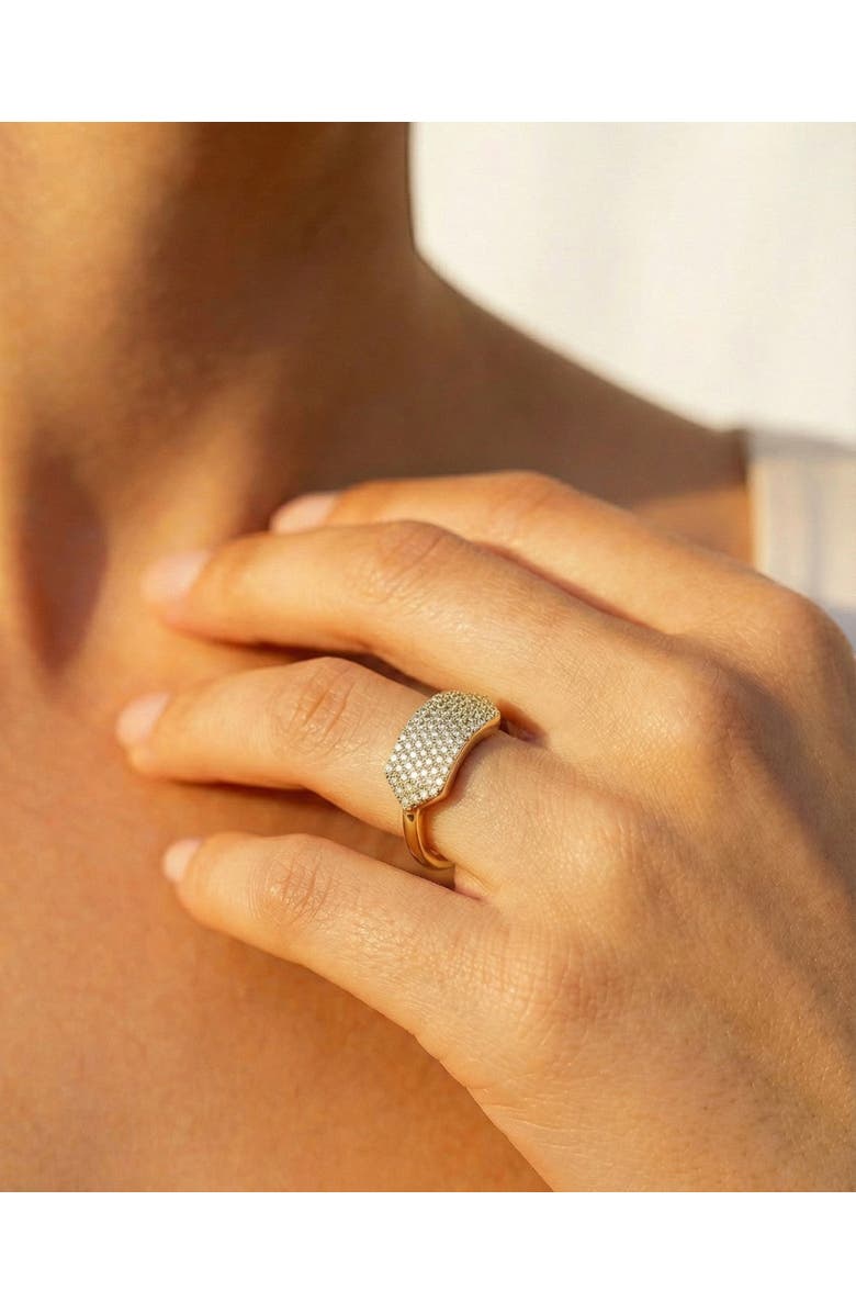 NATIVE GEM Id Ring, Alternate, color, Gold