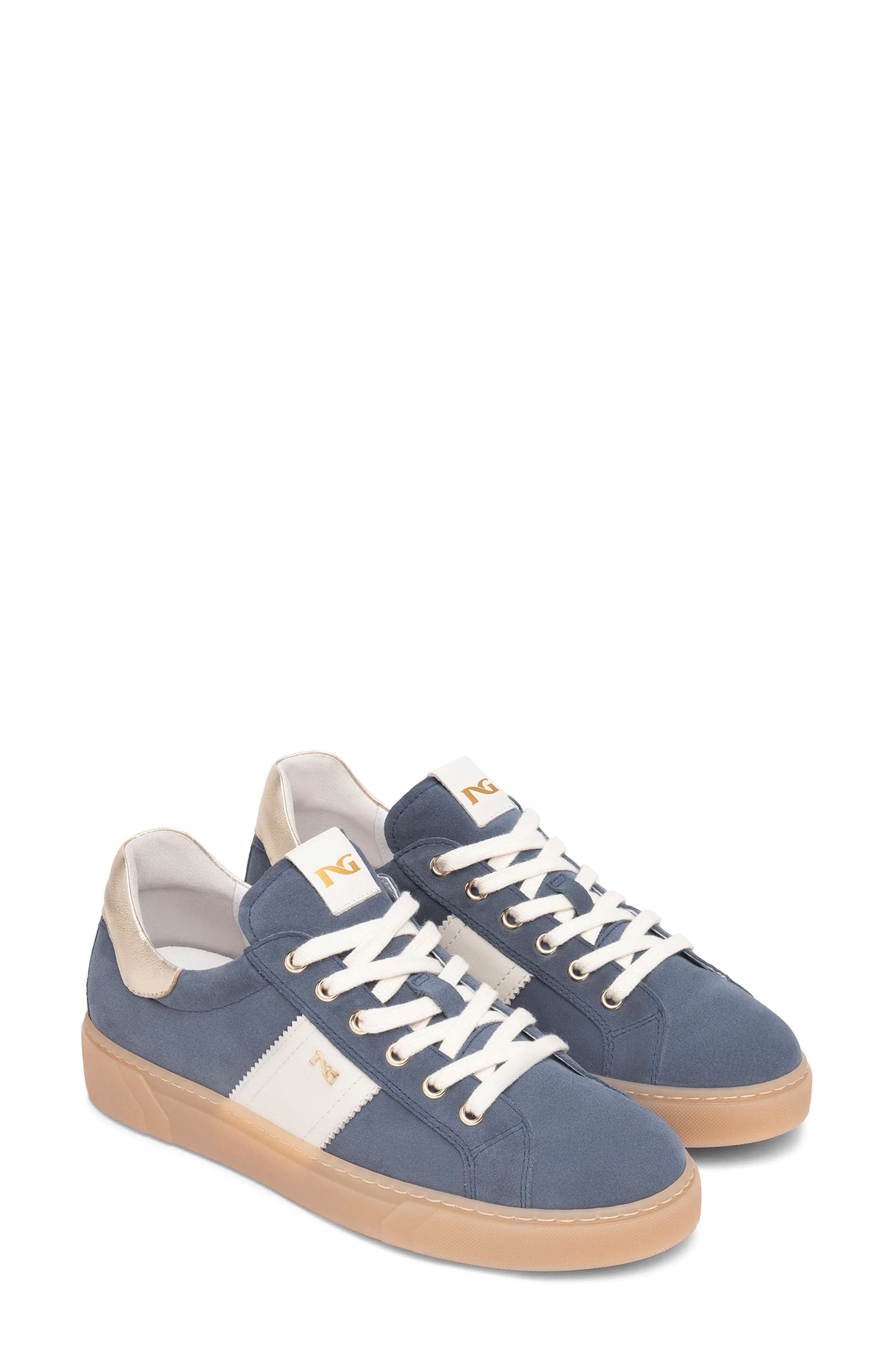 NeroGiardini Low Top Sneaker, Main, color, Denim
