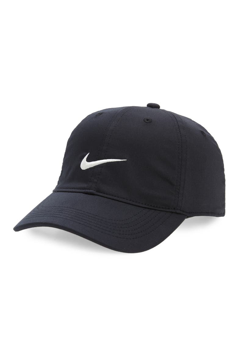 Nike AeroBill Heritage86 Player Baseball Cap, Main, color, BLACK/ ANTHRACITE/ SAIL