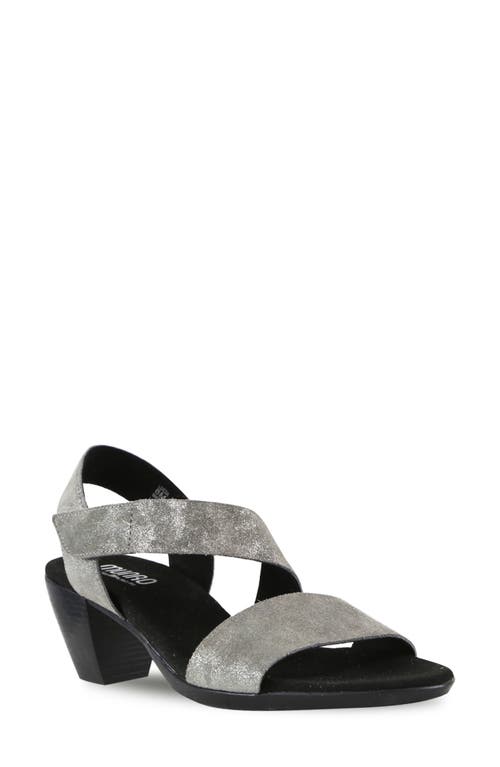 Munro Lucia Sandal in Gunmetal M 