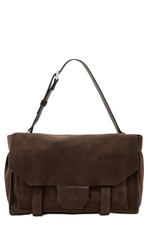 Ursa Suede Satchel Bag