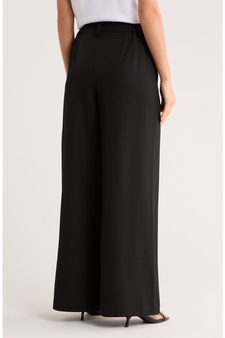 Castle Wide Leg Pants, Alternate, color, BLACK