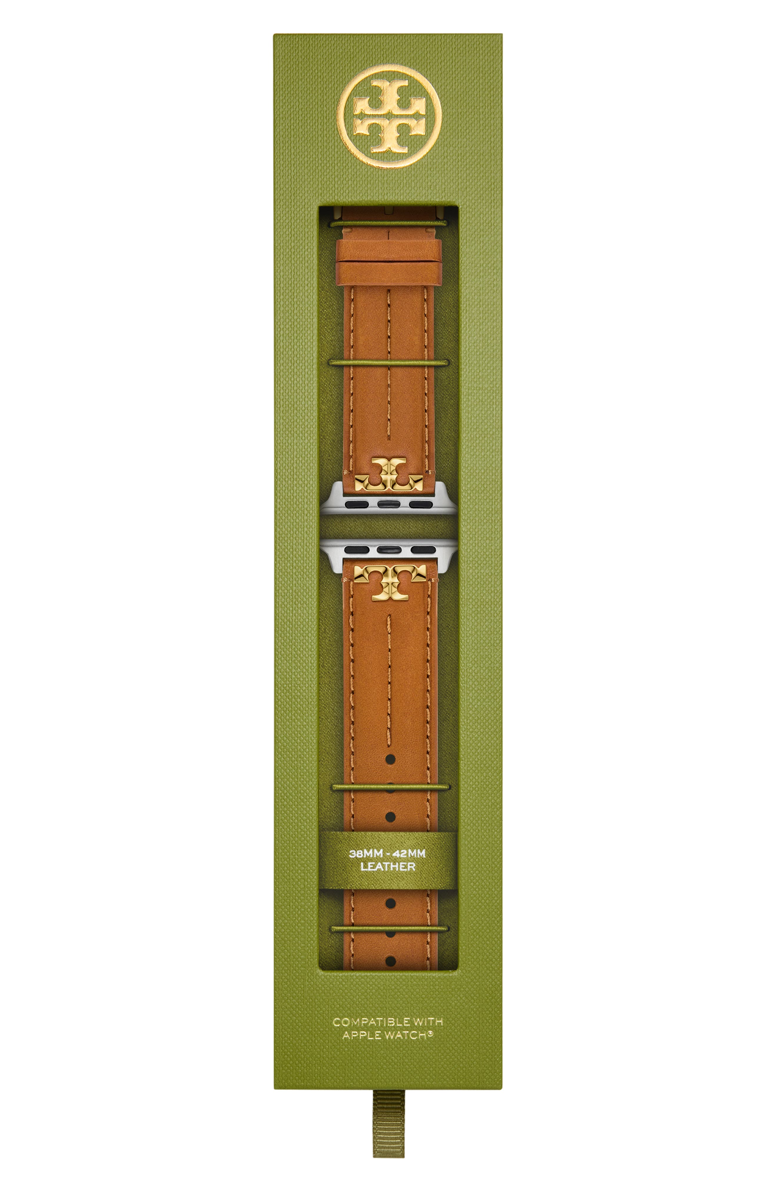 The Kira Leather 20mm Apple Watch® Watchband (Women) | Nordstrom