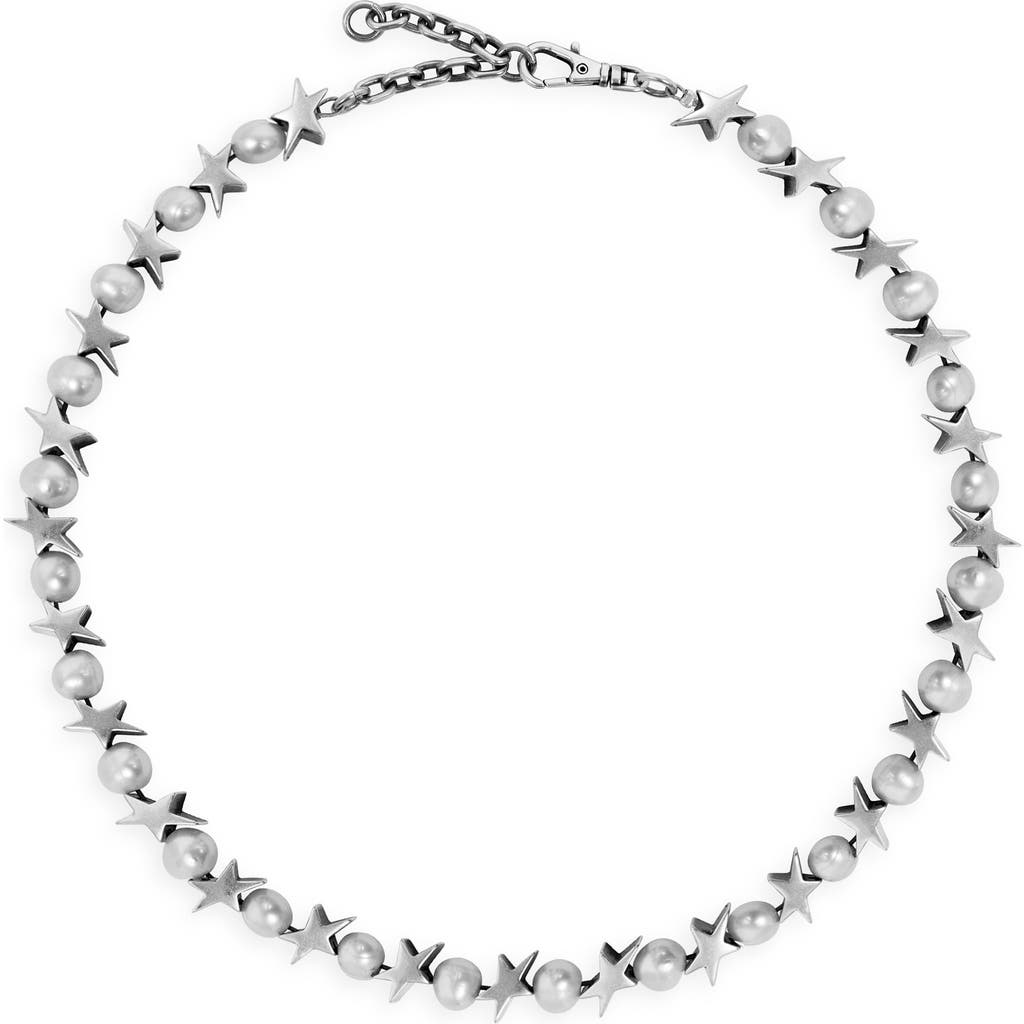 Twojeys Freshwater Pearls Between Icons Necklace