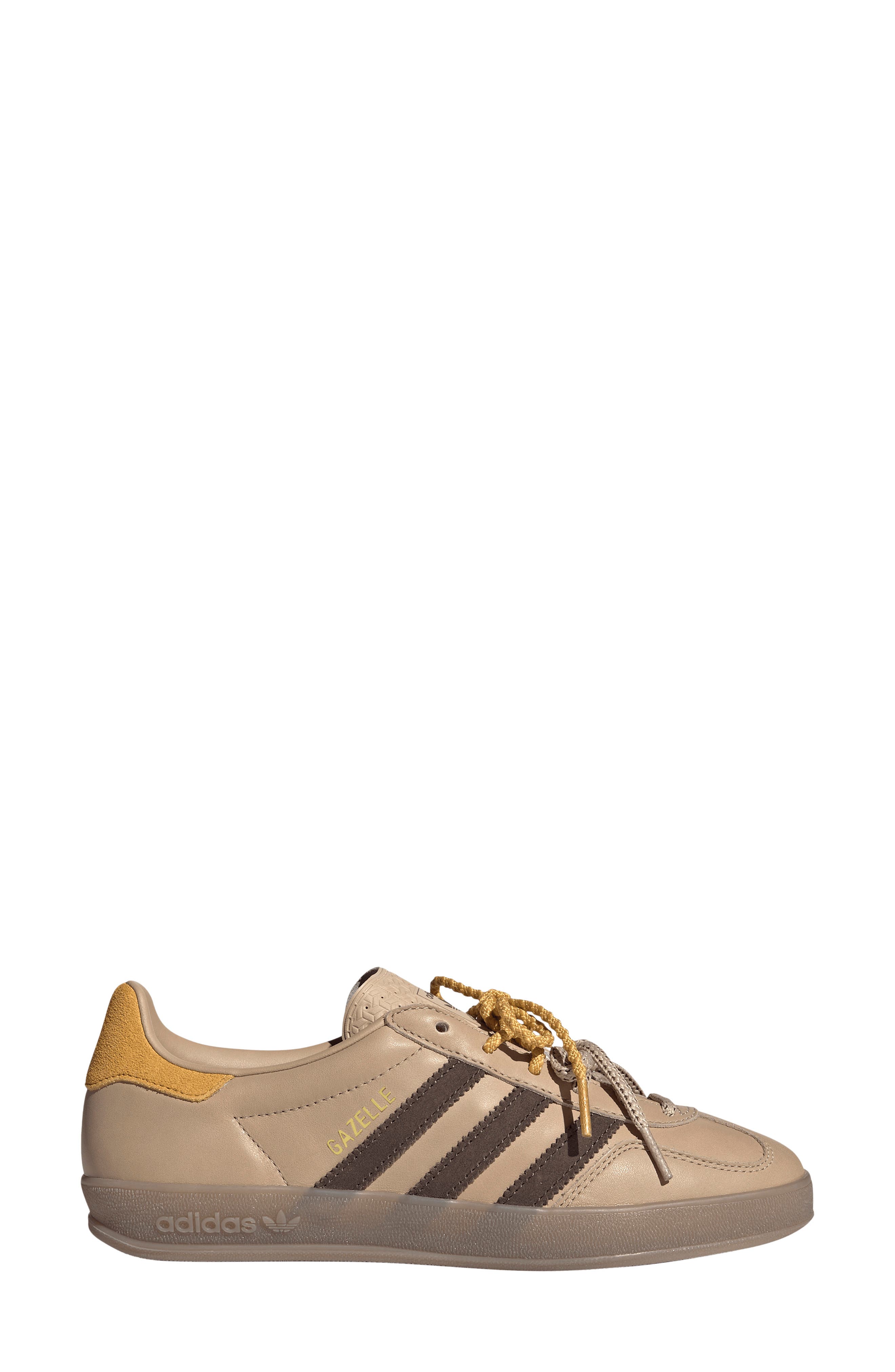 Gazelle Indoor Sneaker, Alternate, color, MAGIC BEIGE/ BROWN/ YELLOW