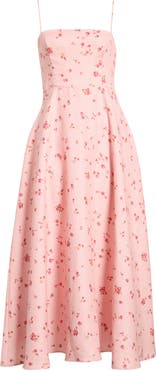 Reformation Monette Linen Maxi Dress