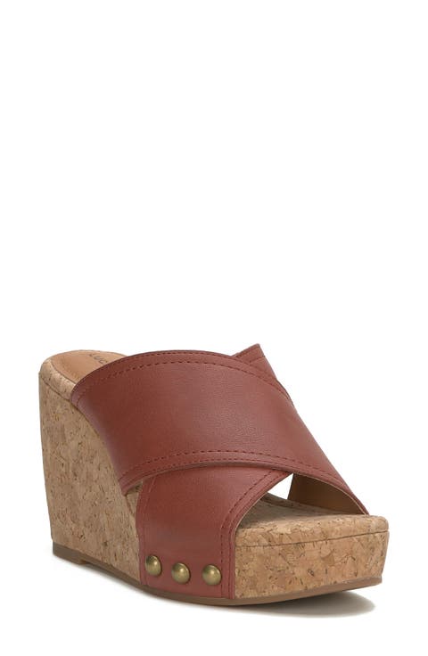 Valmai Platform Wedge Slide Sandal (Women)