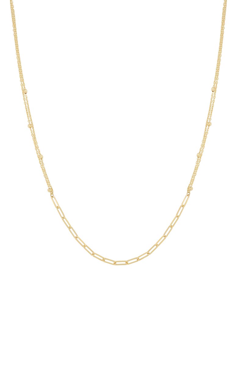 Bony Levy 14K Gold Paper Clip Chain Necklace, Main, color, 14K Yellow Gold