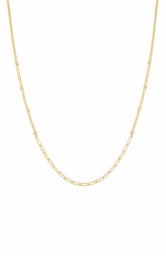 Bony Levy 14K Gold Paper Clip Chain Necklace