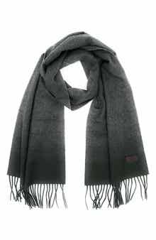Hickey Freeman Ombré Cashmere Fringe Scarf