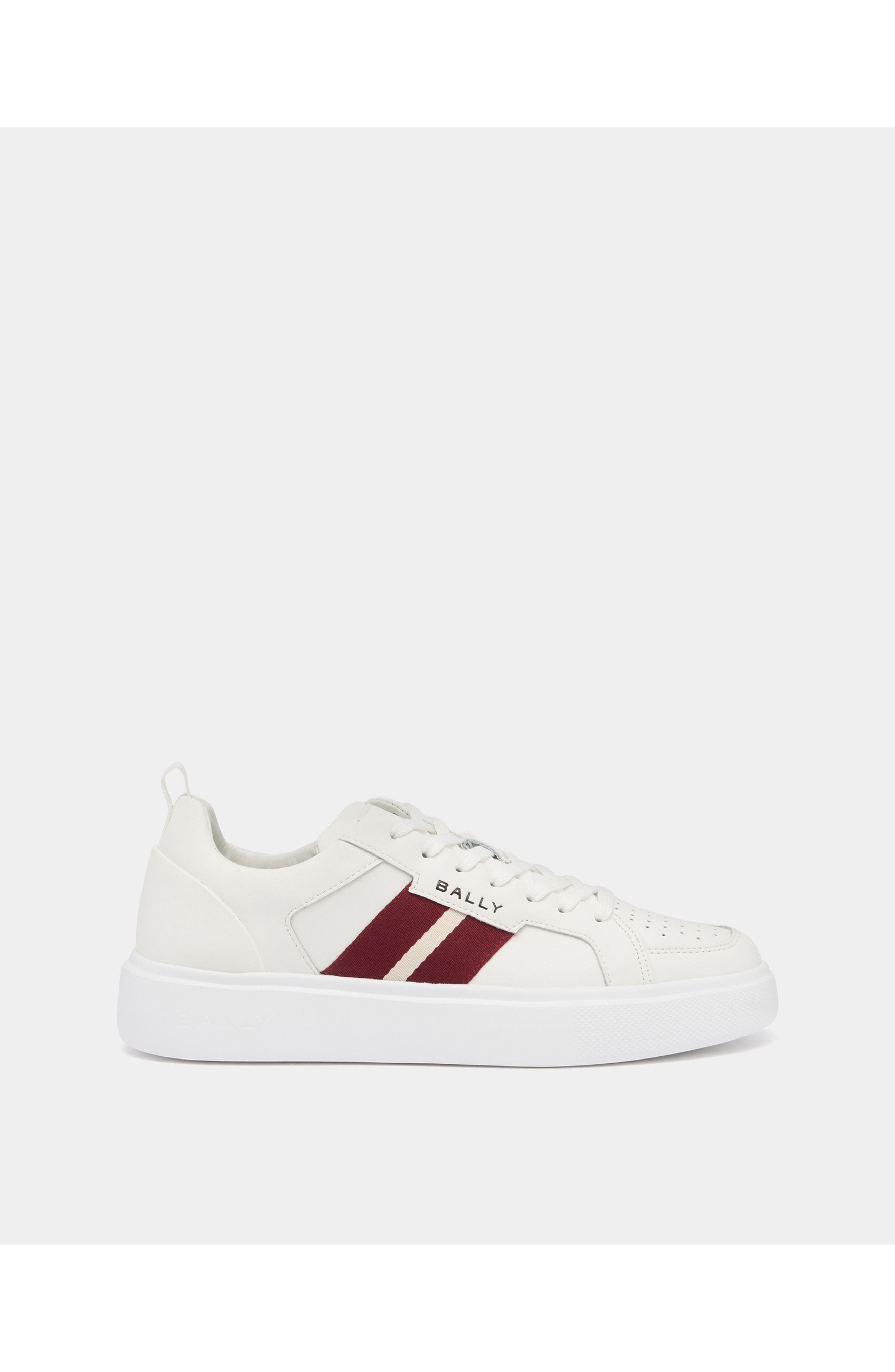 Bally Blayze Sneaker in Leather, Main, color, White
