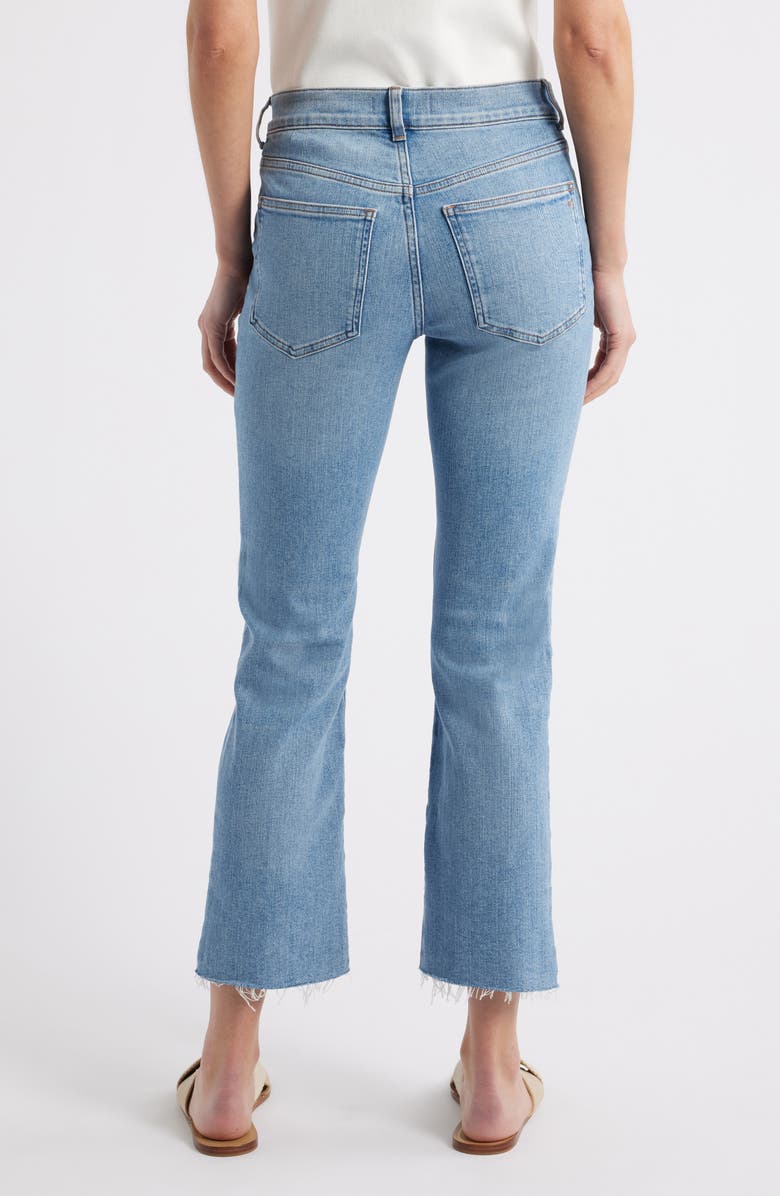 Madewell Kick Out Raw Hem Crop Jeans, Alternate, color, Altoona Wash