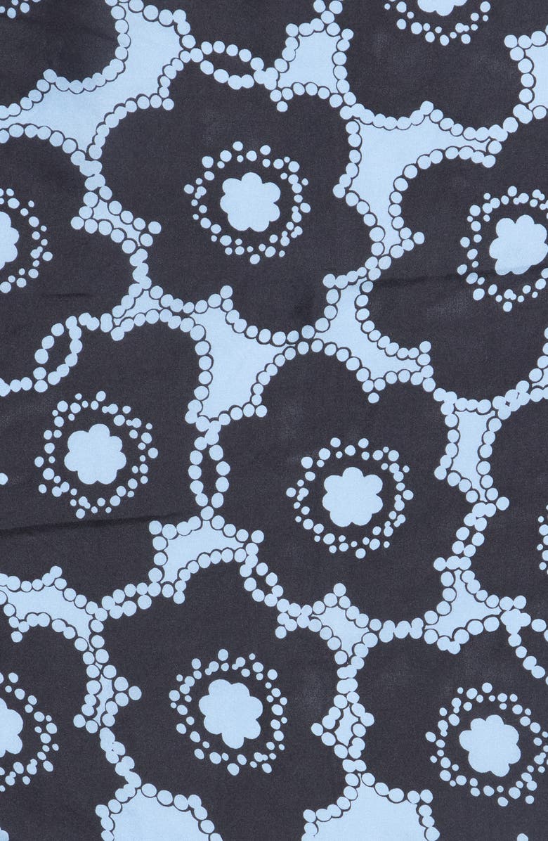 Kate Spade New York Pop Flower Silk Square Scarf, Alternate, color, Blue Multi