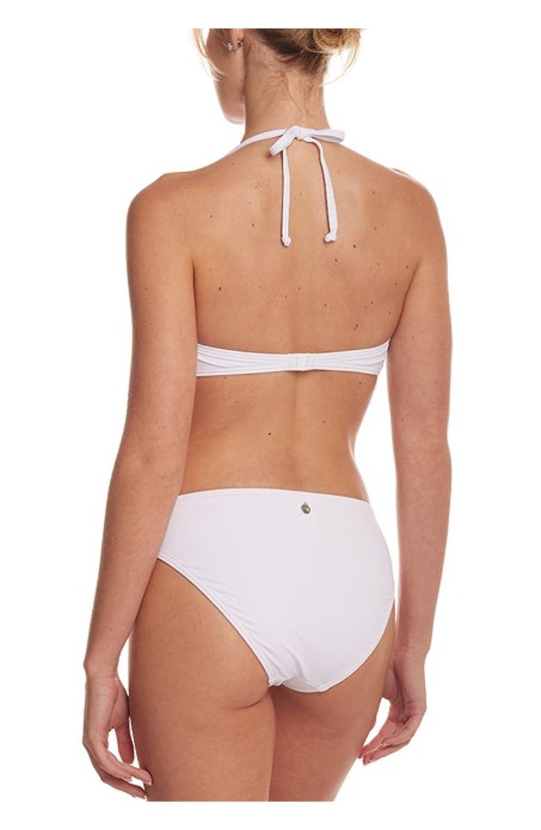 LASCANA Women's Floral Print Bikini Bottom, Alternate, color, Cream Multi