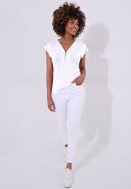 Joe Browns Stretch Knit Half Zip Tee