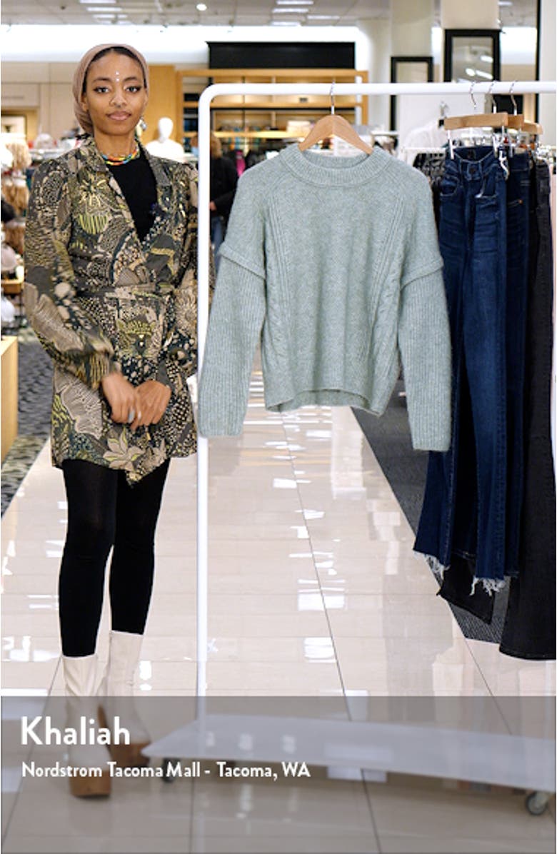 Havener Cable Pullover Sweater, sales video thumbnail