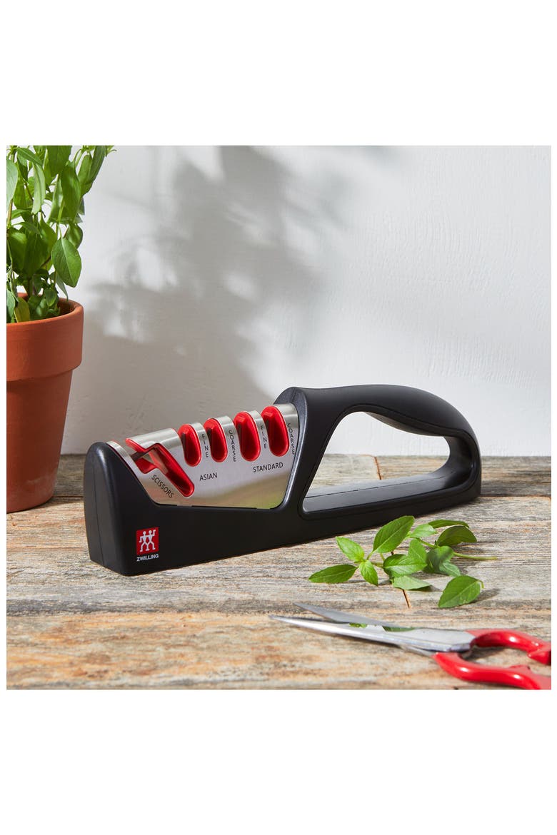 4-Stage Knife Sharpener With Shear Sharpener, Alternate, color, MULTI