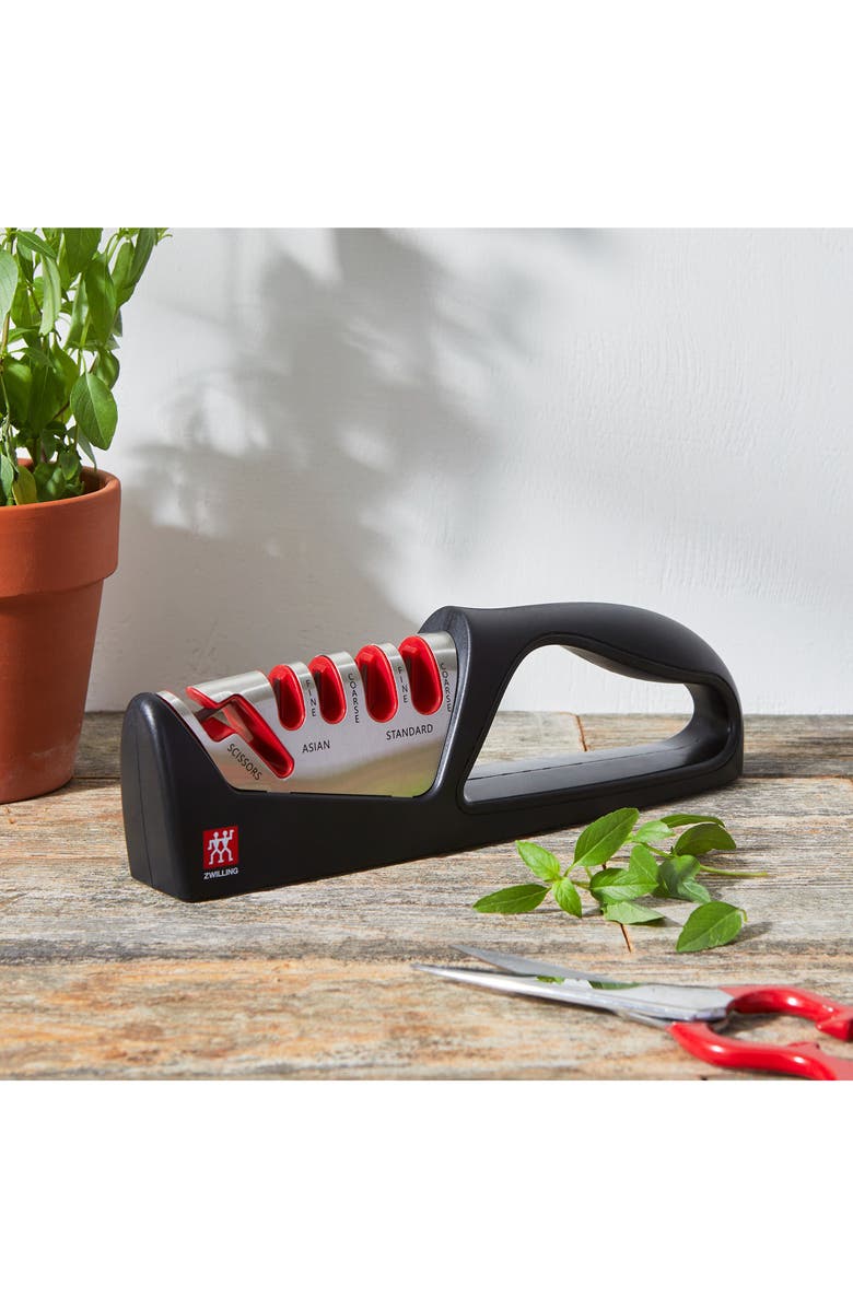 ZWILLING 4-Stage Knife Sharpener With Shear Sharpener, Alternate, color, Multi