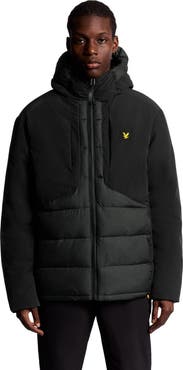 Lyle & Scott Wadded Hybrid Hooded Jacket