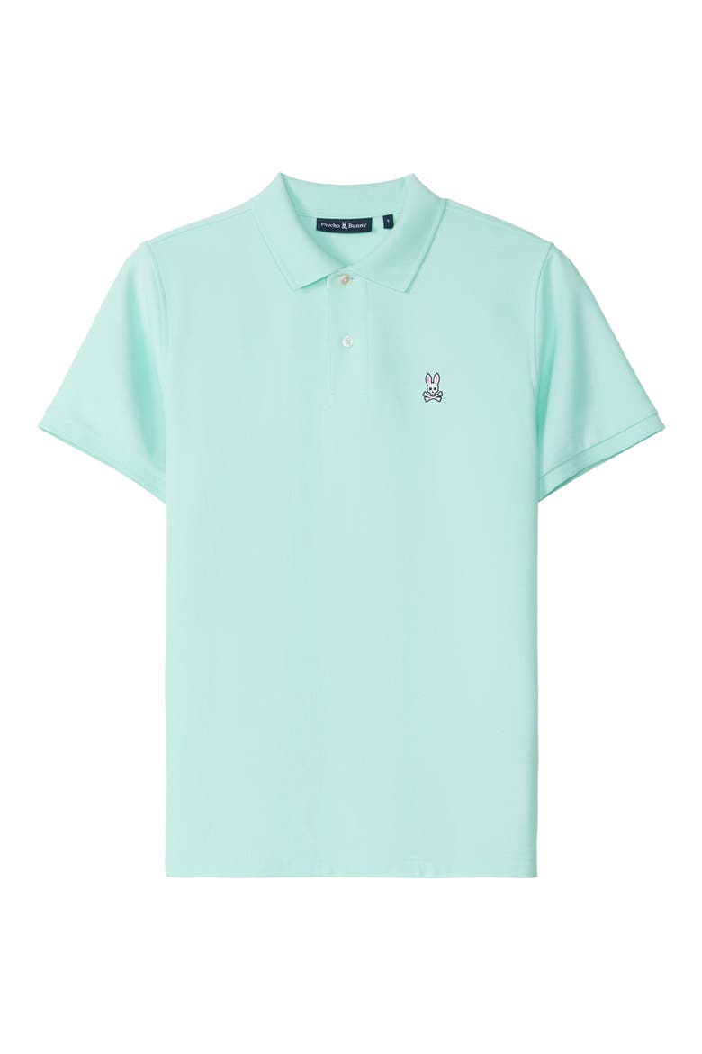The Classic Slim Fit Piqué Polo, Alternate, color, BEACH GLASS
