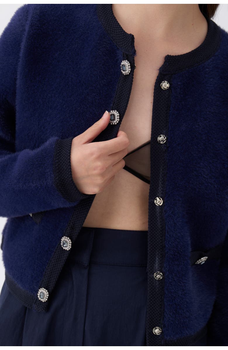 Nocturne Buttoned Knitwear Cardigan, Alternate, color, 